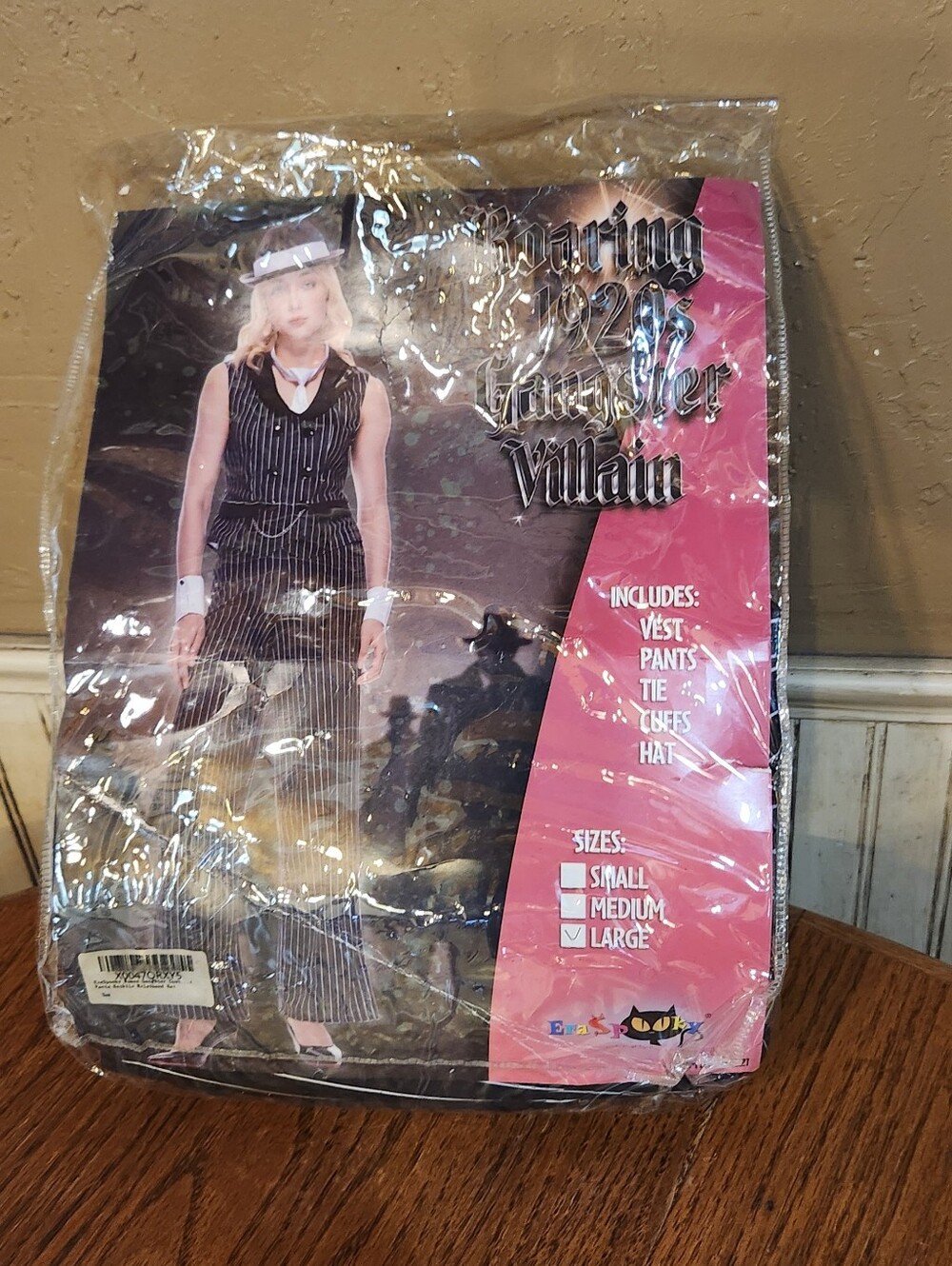Roaring 1920's Gangster Villain Costume Size Large